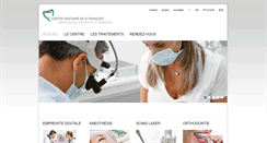 Desktop Screenshot of centre-dentaire-lausanne.ch